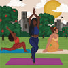 Yoga In The Park | 48 Piece Puzzle & Candle Gift Set